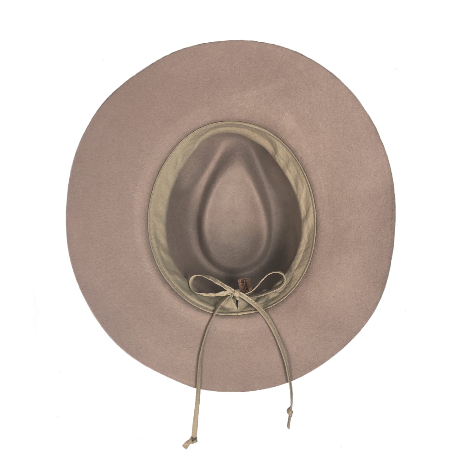 Zigzag Hat Band, Dove Grey Wool Fedora