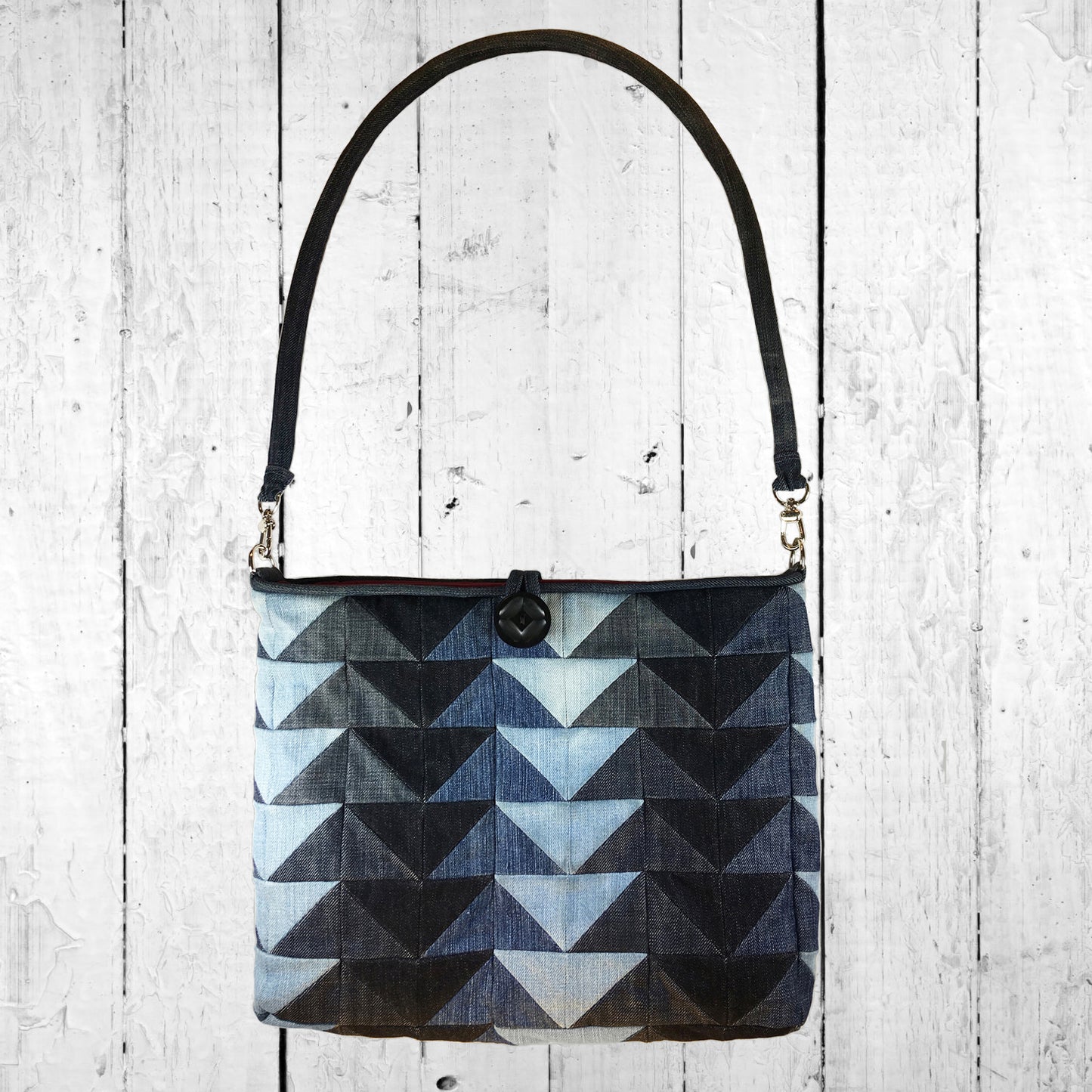 Herringbone Patchwork Large Tote